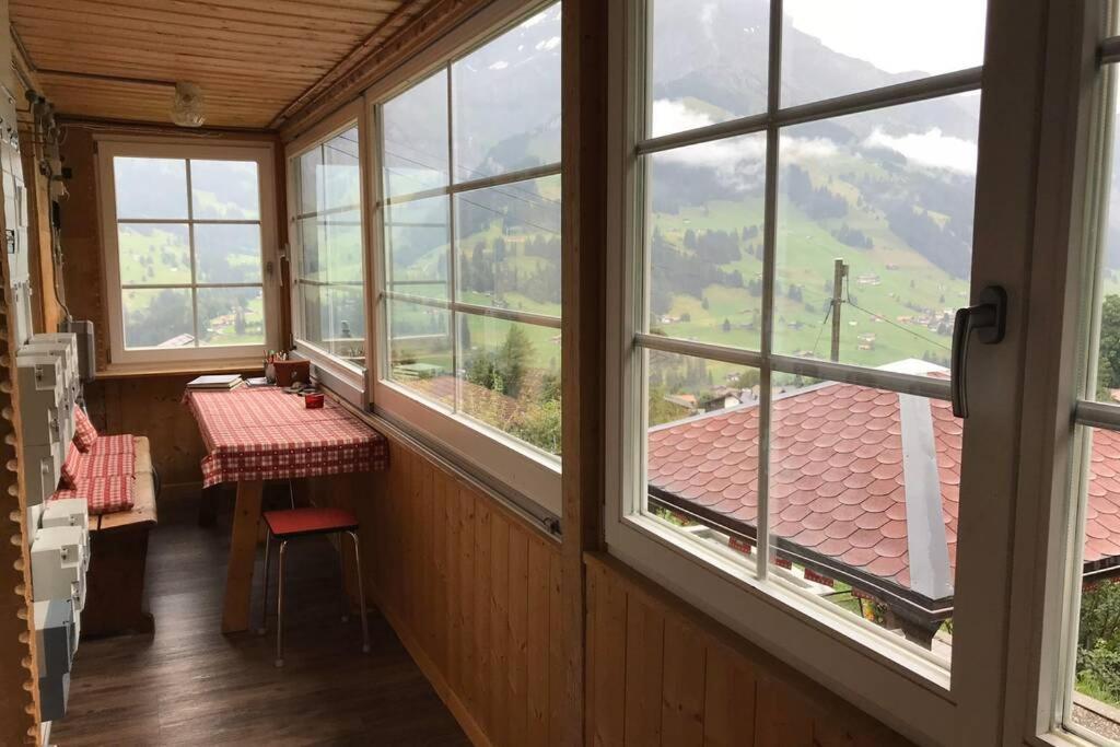 Chalet Sonnenheim Mit Atemberaubender Aussicht Adelboden Exteriér fotografie