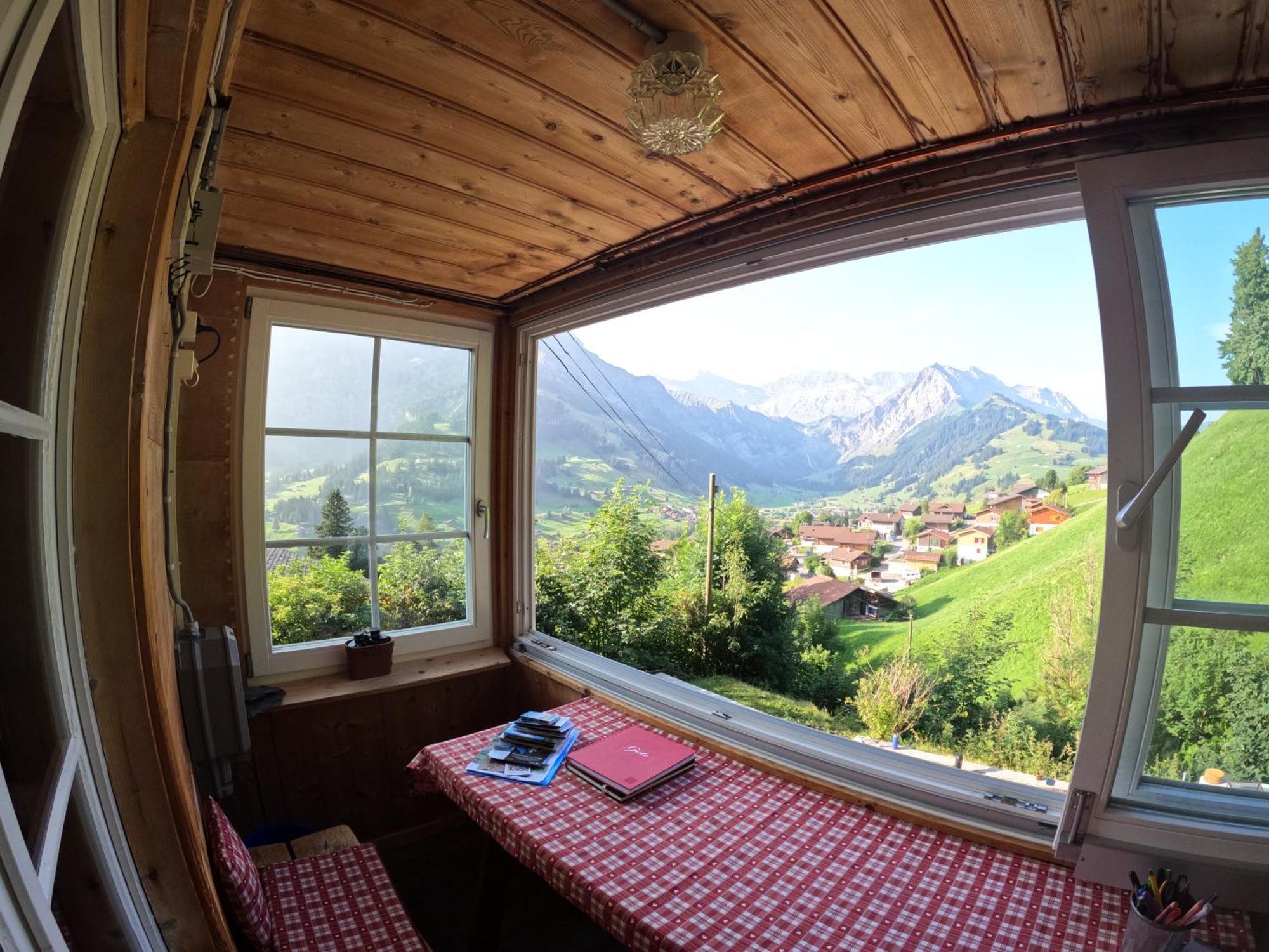 Chalet Sonnenheim Mit Atemberaubender Aussicht Adelboden Exteriér fotografie