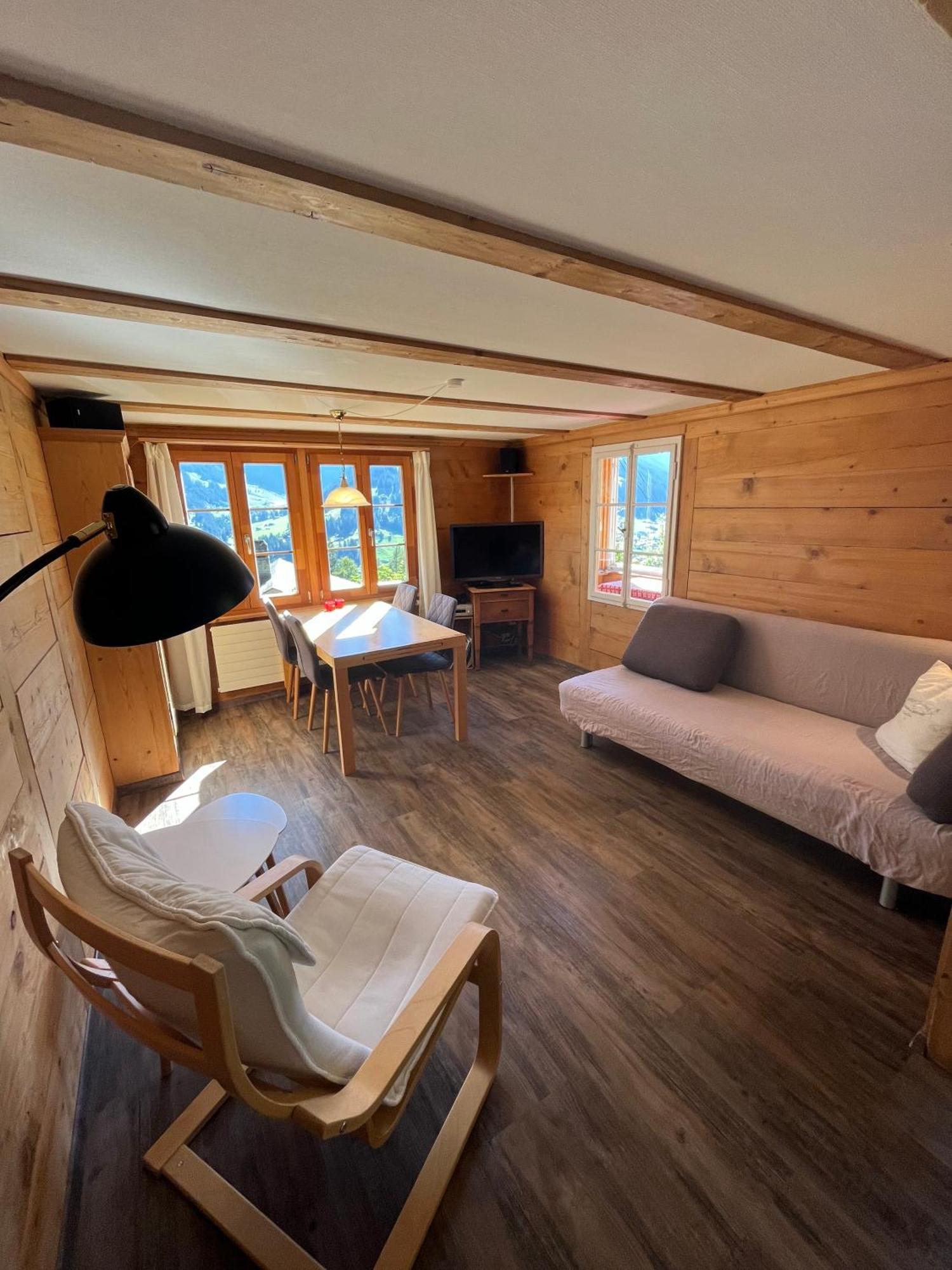 Chalet Sonnenheim Mit Atemberaubender Aussicht Adelboden Exteriér fotografie